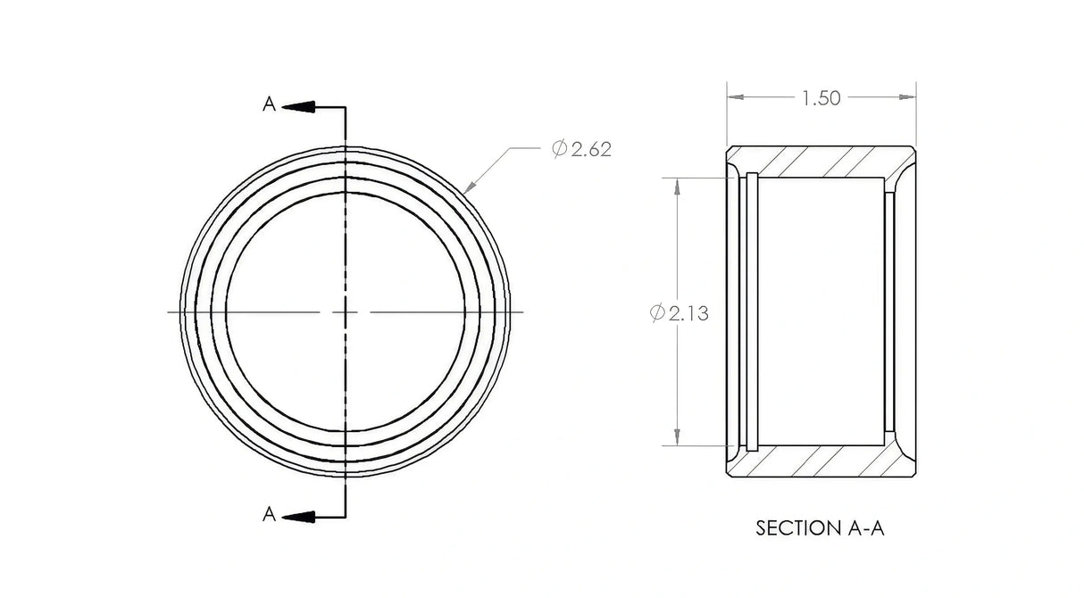 1" Uniball Bearing Cup