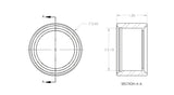 1" Uniball Bearing Cup