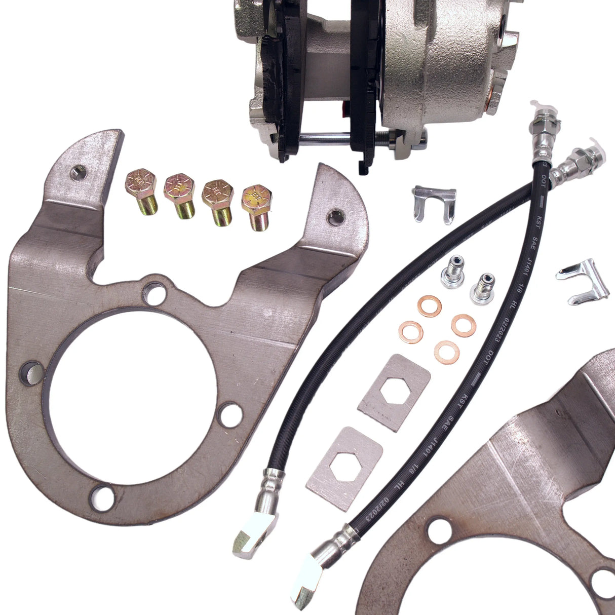 14 Bolt Disc Brake Conversion Kit (C&C Axle & Hubs While Using A Single Rear Wheel)