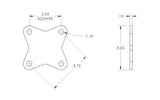 4 Hole Solid Mounting Plate