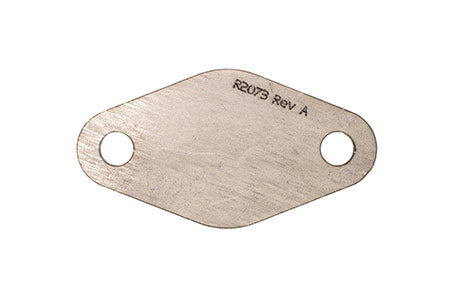 Small Oval Solid Mounting Plate