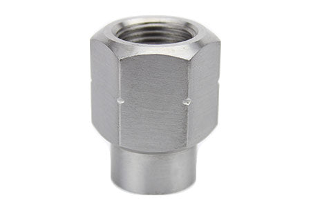 Weld In Toyota Tube Adapters 23mm, Left Hand Thread