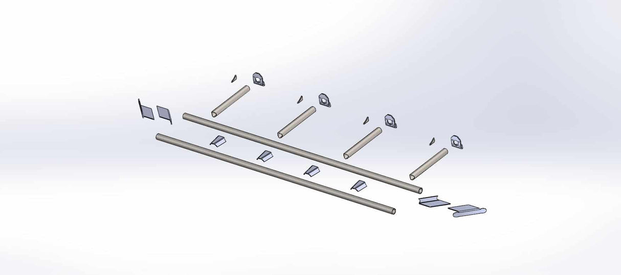 DIY Rock Sliders 84"