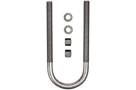 Short U-Bolt, 3 1/4" X 5/8" x 8"