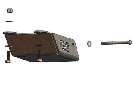Ruffstuff Steering Box Skid Plate For Jeep TJ
