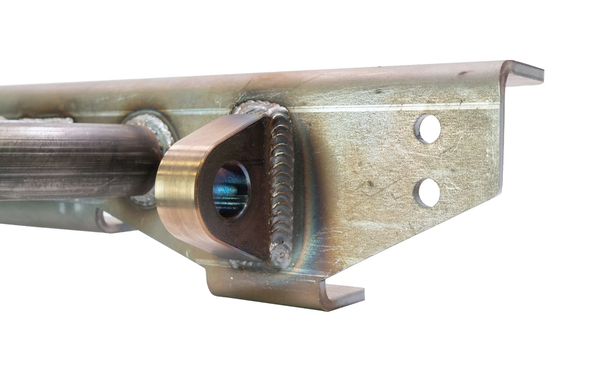 Ruffstuff Loaded Rear Overlay Bumper -Hitch, Dimple Die Step, and D-ring Mounts For Jeep TJ/LJ/YJ