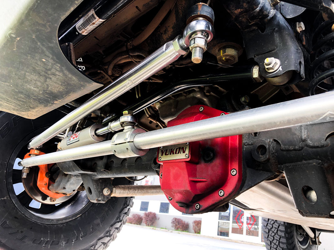 DIY Steel Steering Kit with OFFSET JMX PRO 7-8 in Rod Ends for JK