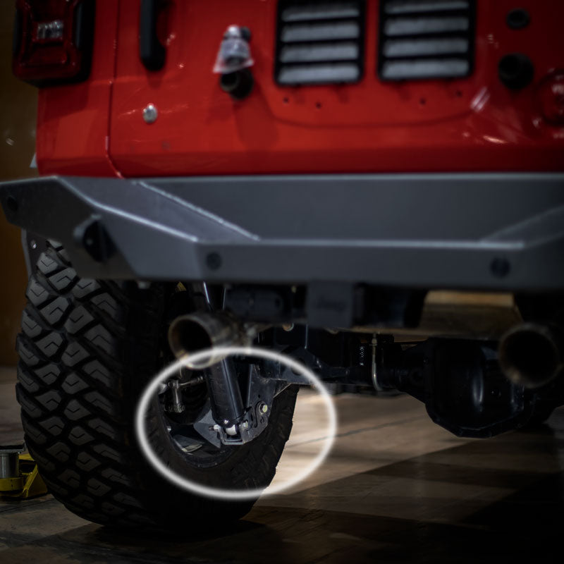 JL Rear Axle LCA Bolt-on Skids