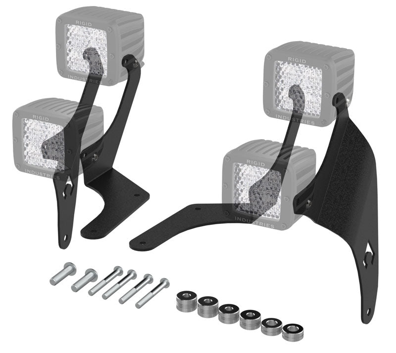 JL A-pillar Dual LED Cube Light Mounts