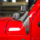JL A-pillar Dual LED Cube Light Mounts