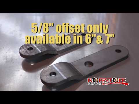 6" Shackle 1/8" Offset