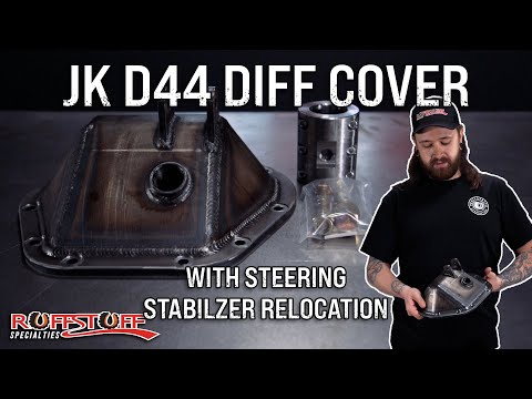Dana 44 Differential Cover Steering Stabilizer Relocation For Jeep JK