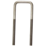 Flat bottom U-Bolt, 3 5/8" x 5/8" x 10"