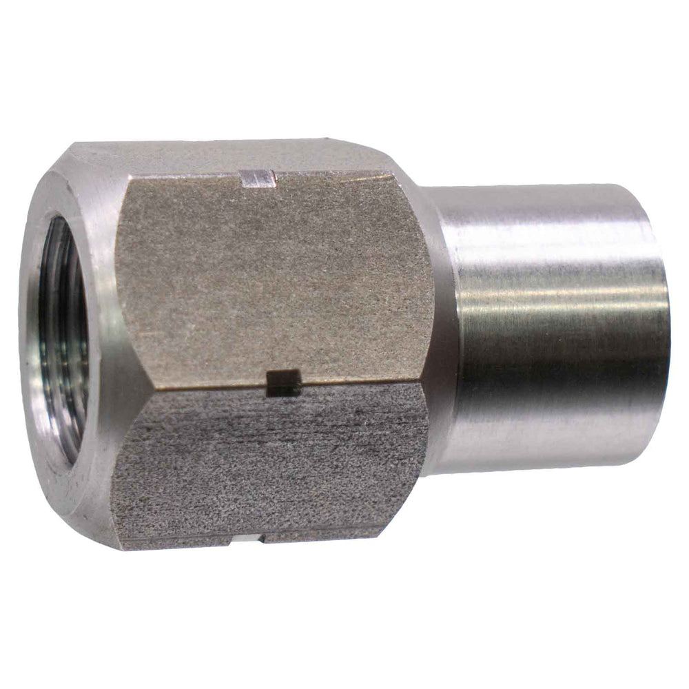 3/4"-16 Left Hand HEX Tube Adapter, 1" Tube ID