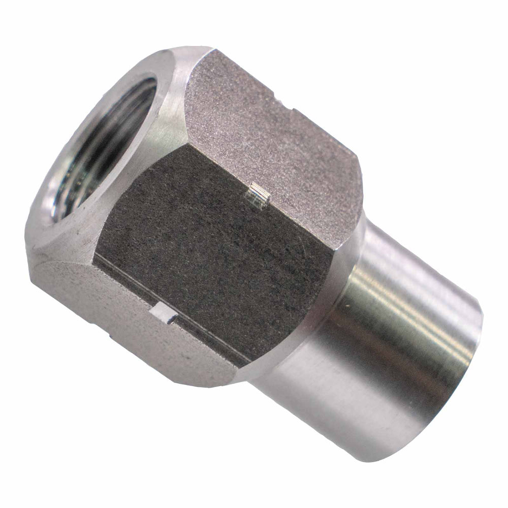 3/4"-16 Left Hand HEX Tube Adapter, 1" Tube ID