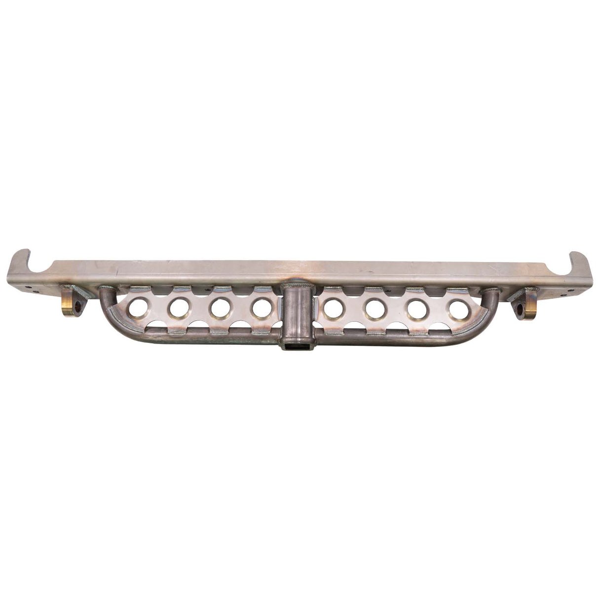 Ruffstuff Loaded Rear Overlay Bumper -Hitch, Dimple Die Step, and D-ring Mounts For Jeep TJ/LJ/YJ