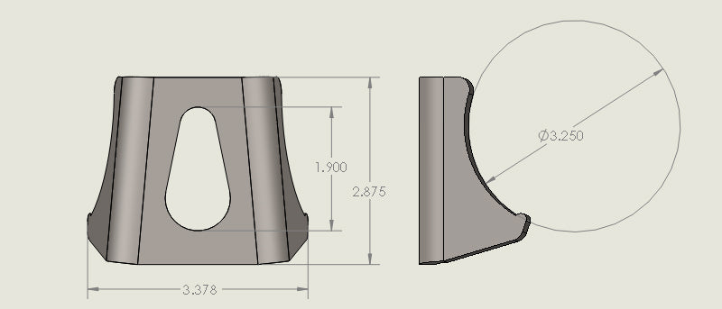 Tie Down Ratchet Strap Bracket - Weld On Axle