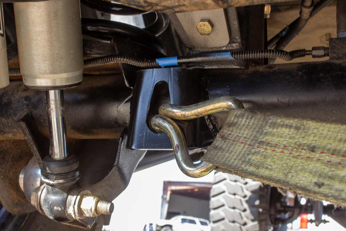 Tie Down Ratchet Strap Bracket - Weld On Axle