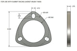 3 Bolt Exhaust Flange 2 1/2" ID