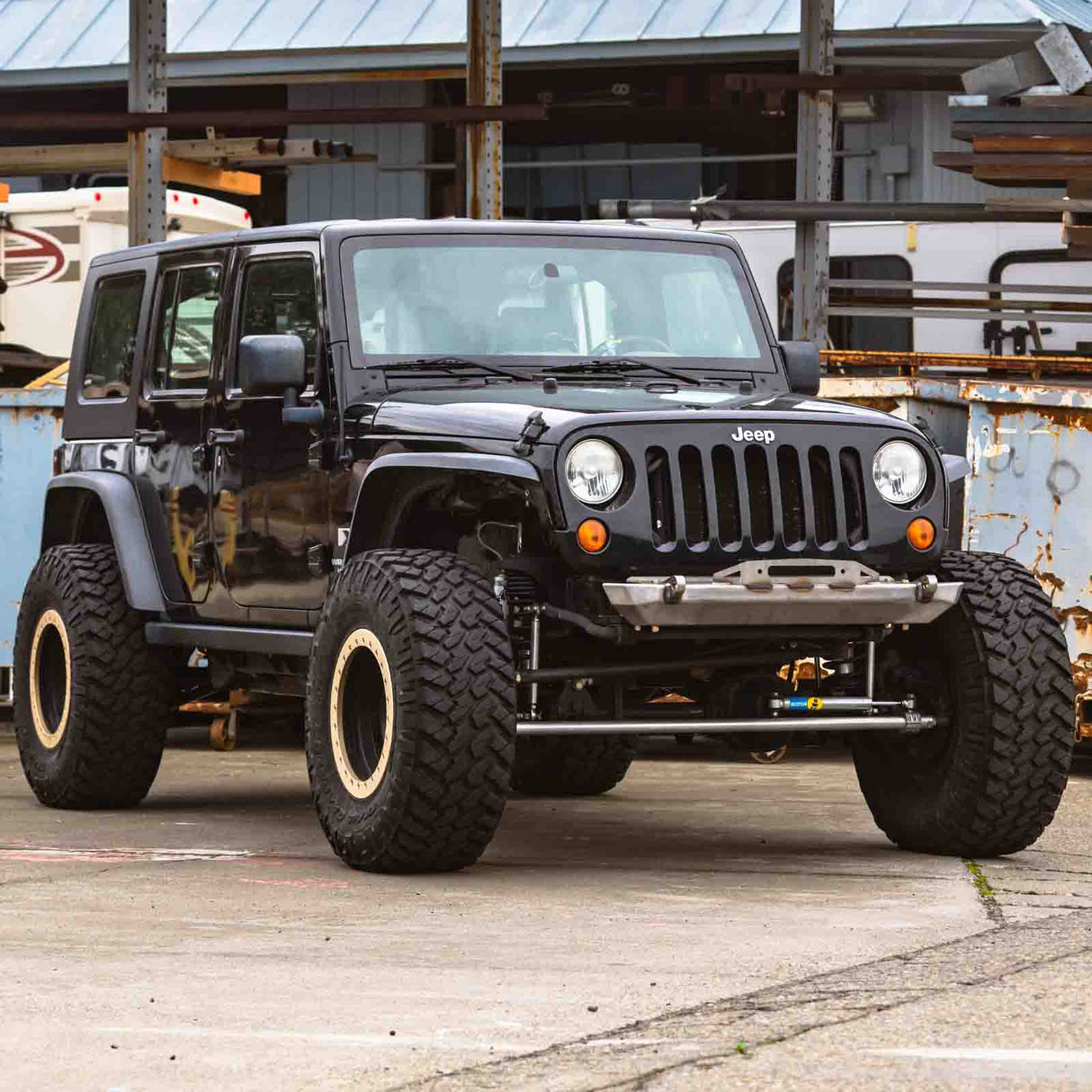 Frame Chop Front Bumper For Jeep JK