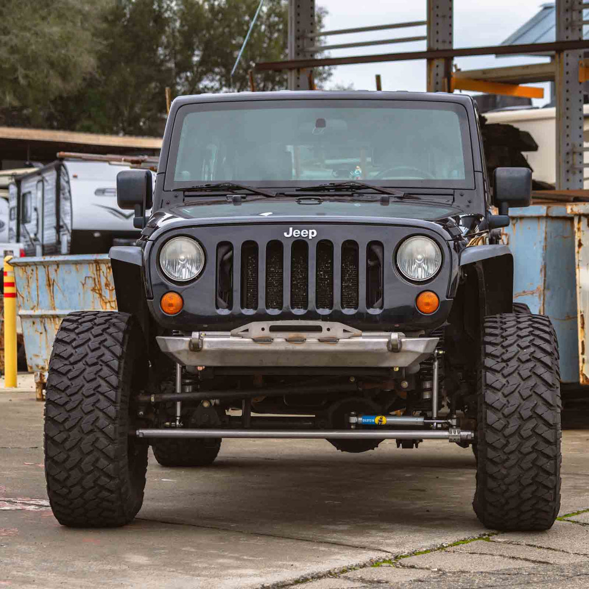 Frame Chop Front Bumper For Jeep JK