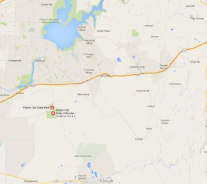 Prairie city map