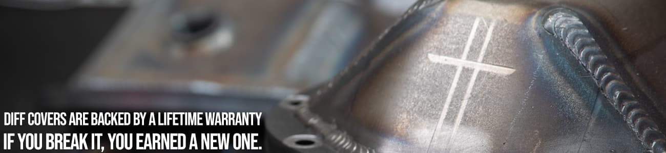differential covers. backed by a lifetime warranty.