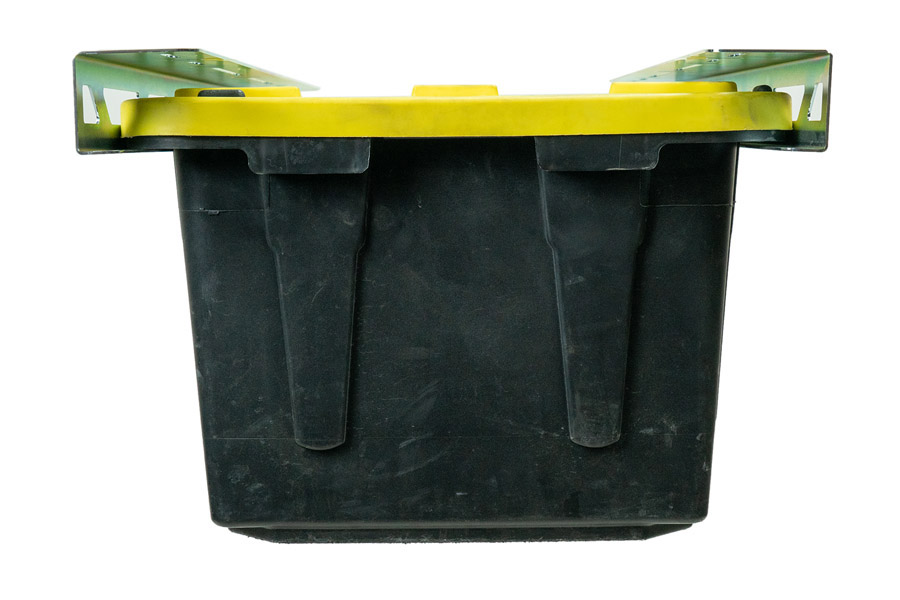 Small Yellow Parts Bin - Corrosion Resistant Stackable Bin