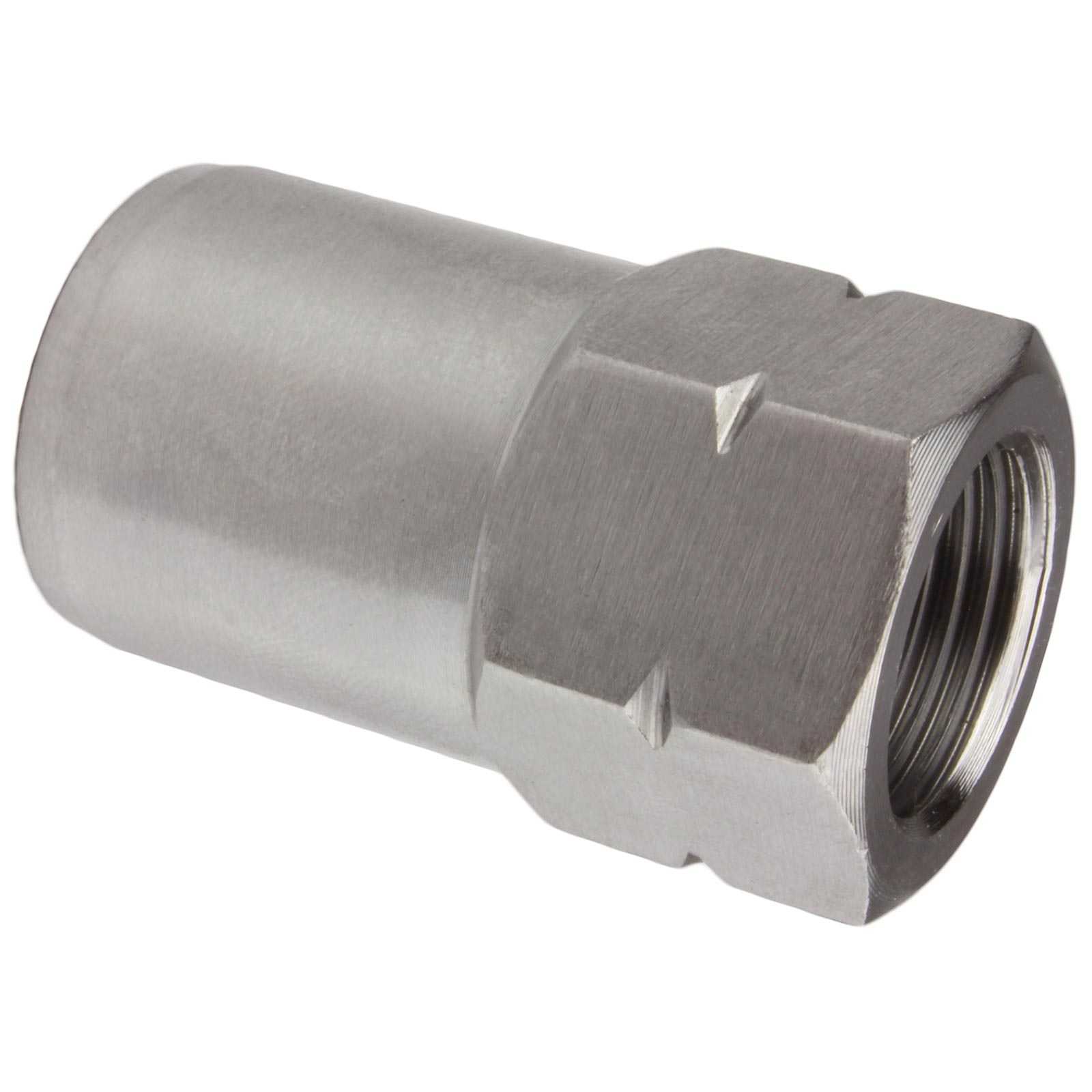 .250 wall or 1 ID Hole LH 3/4-16 Thread Tube Adapter,fits 1-1/2" OD Tube w